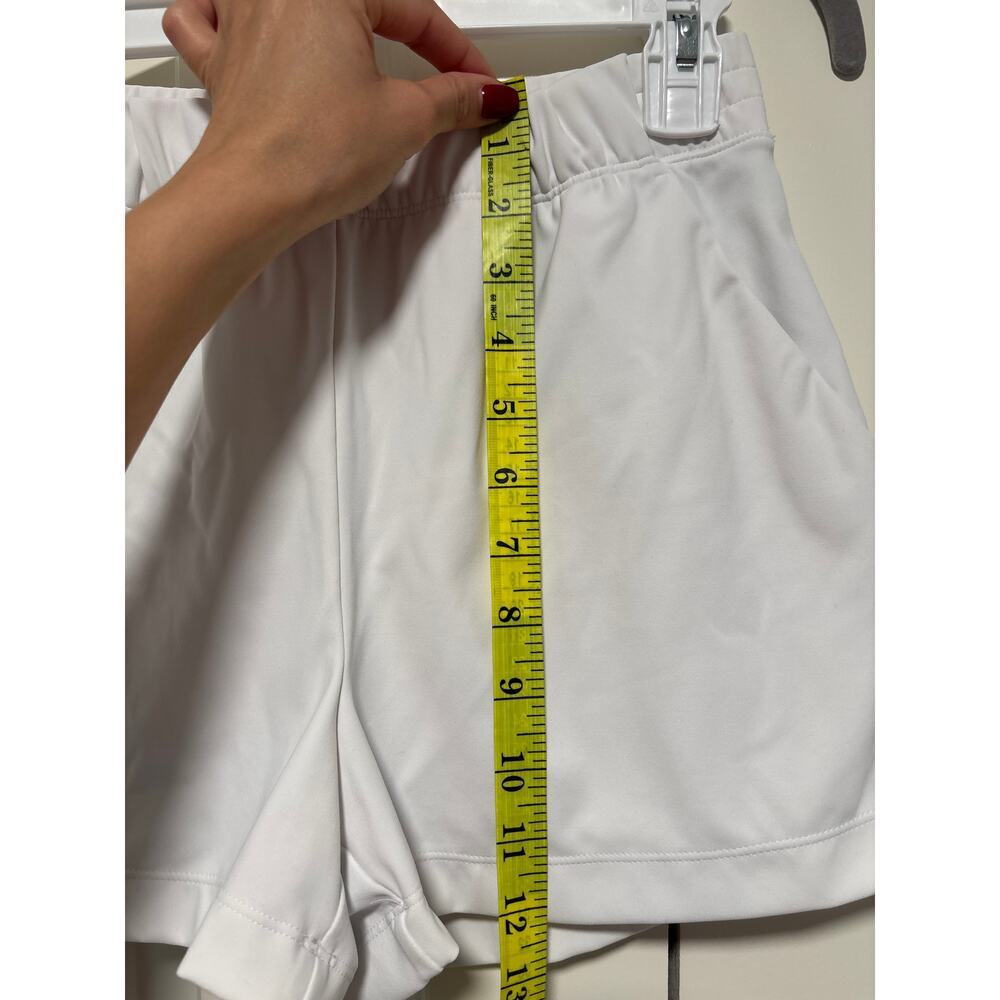 Babaton White Athletic Shorts Small Women - Picture 4 of 6